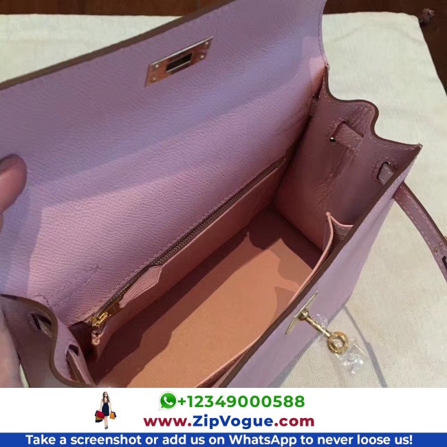 Hermes Pink Epsom Kelly 25cm Sellier Lushentic AAAAA Grade Replica - Image 2