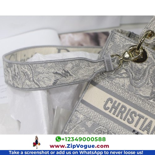 Dior Lady Dior 24cm Medium - Image 8