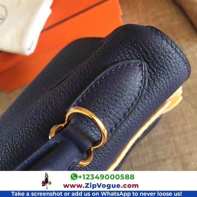 Hermes Sapphire Clemence Kelly Retourne 32cm Lushentic AAAAA Grade Replica - Image 2