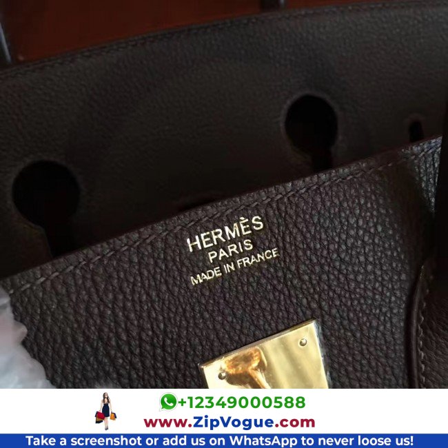 Hermes Cafe Clemence Birkin 35cm Lushentic AAAAA Grade Replica - Image 4