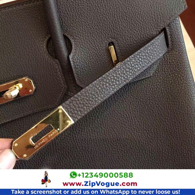 Hermes Cafe Clemence Birkin 35cm Lushentic AAAAA Grade Replica - Image 7