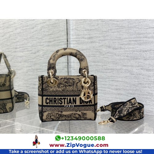 Dior Lady Dior 17cm Mini - Image 3