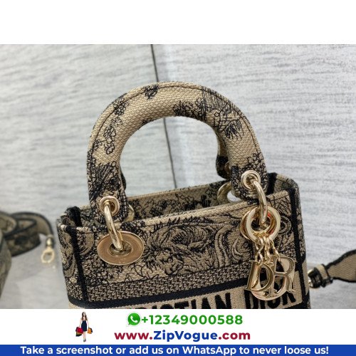 Dior Lady Dior 17cm Mini - Image 4