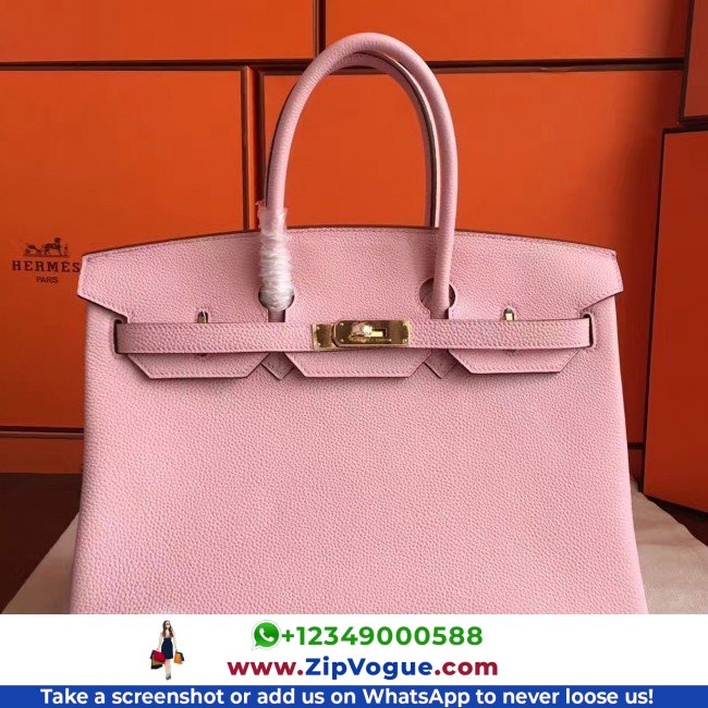 Hermes Pink Clemence Birkin 40cm Lushentic AAAAA Grade Replica