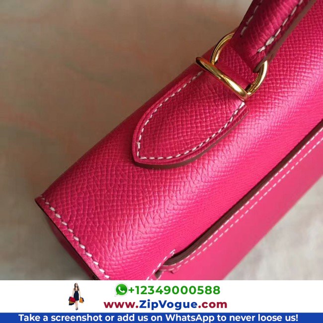 Hermes Rose Tyrien Epsom Kelly 32cm Sellier Lushentic AAAAA Grade Replica - Image 3