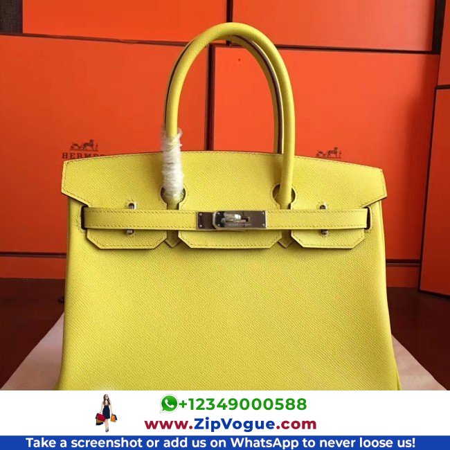 Hermes Jaune Epsom Birkin 35cm Lushentic AAAAA Grade Replica