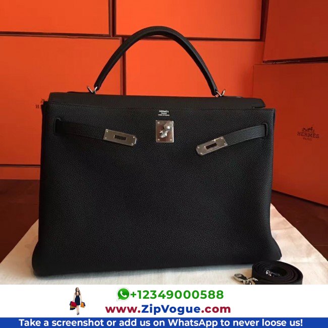 Black Clemence Kelly Retourne 32cm Lushentic AAAAA Grade Replica - Image 4