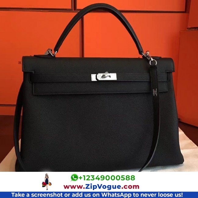 Black Clemence Kelly Retourne 32cm Lushentic AAAAA Grade Replica