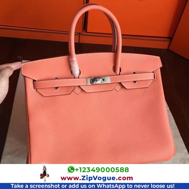 Hermes Crevette Clemence Birkin 35cm Lushentic AAAAA Grade Replica