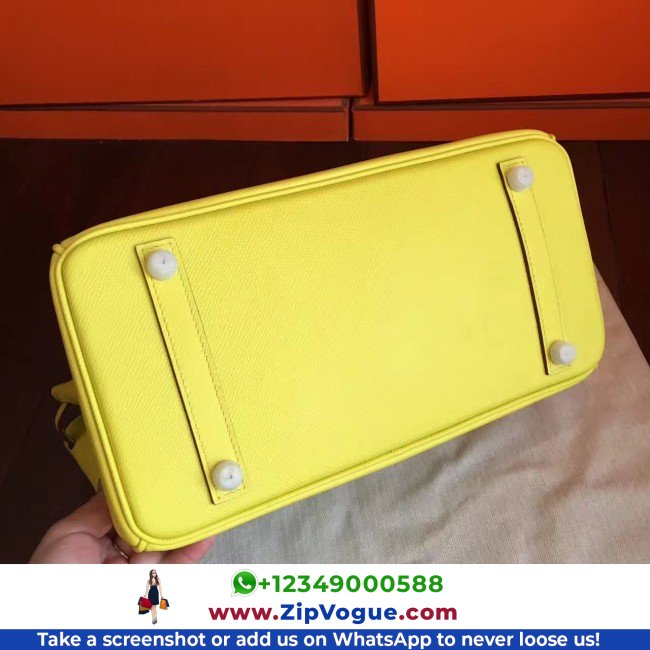 Hermes Soufre Epsom Birkin 30cm Lushentic AAAAA Grade Replica - Image 4