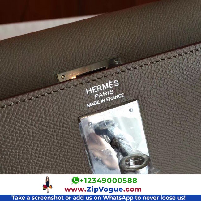Hermes Etoupe Epsom Kelly 32cm Sellier Lushentic AAAAA Grade Replica - Image 2