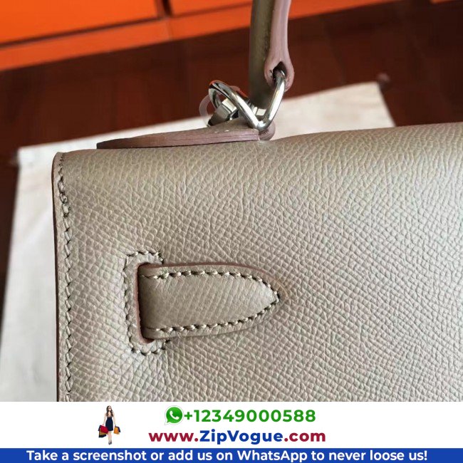 Hermes Etoupe Epsom Kelly 32cm Sellier Lushentic AAAAA Grade Replica - Image 6