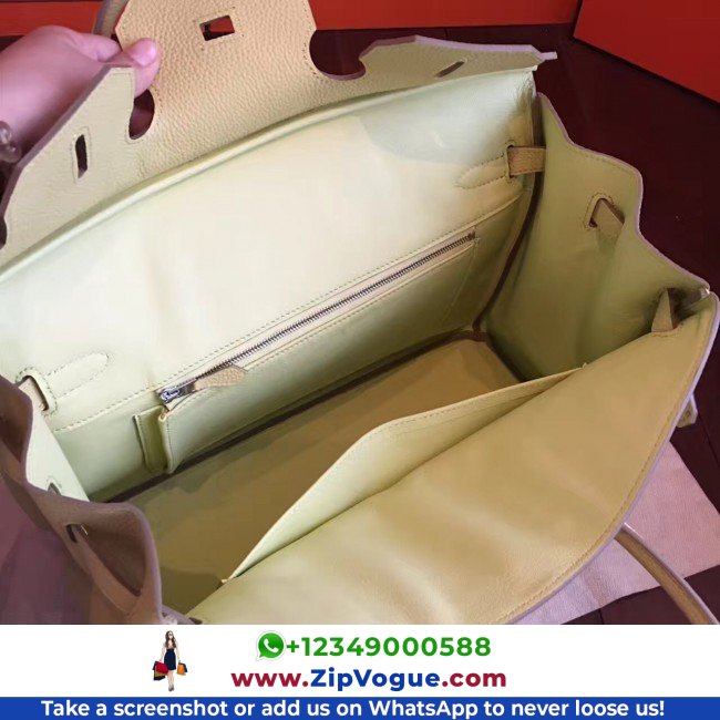 Hermes Curry Clemence Birkin 35cm Lushentic AAAAA Grade Replica - Image 2