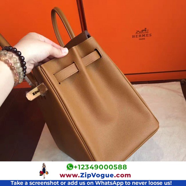 Hermes Brown Epsom Birkin 35cm Lushentic AAAAA Grade Replica - Image 7