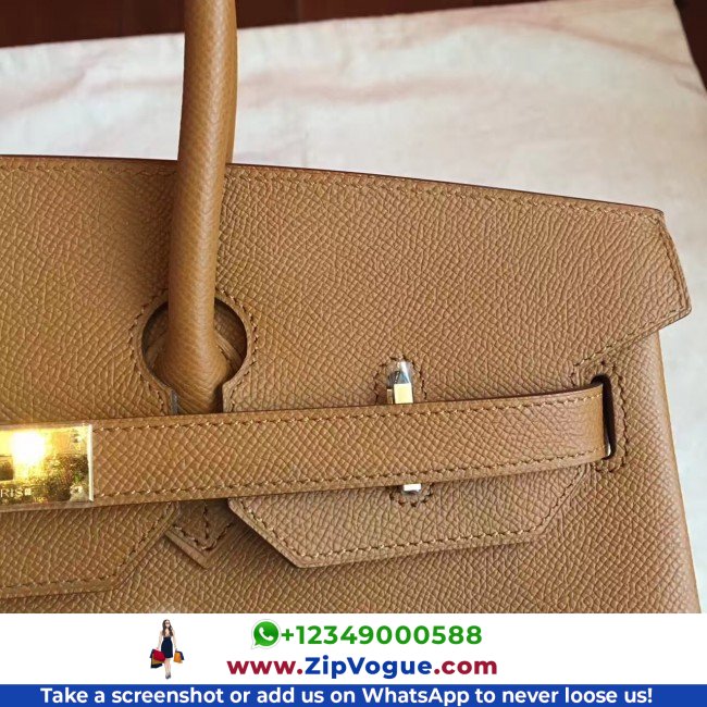 Hermes Brown Epsom Birkin 35cm Lushentic AAAAA Grade Replica - Image 8