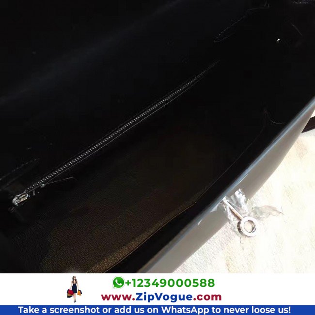 Hermes Black Box Kelly Retourne 28cm Lushentic AAAAA Grade Replica - Image 2