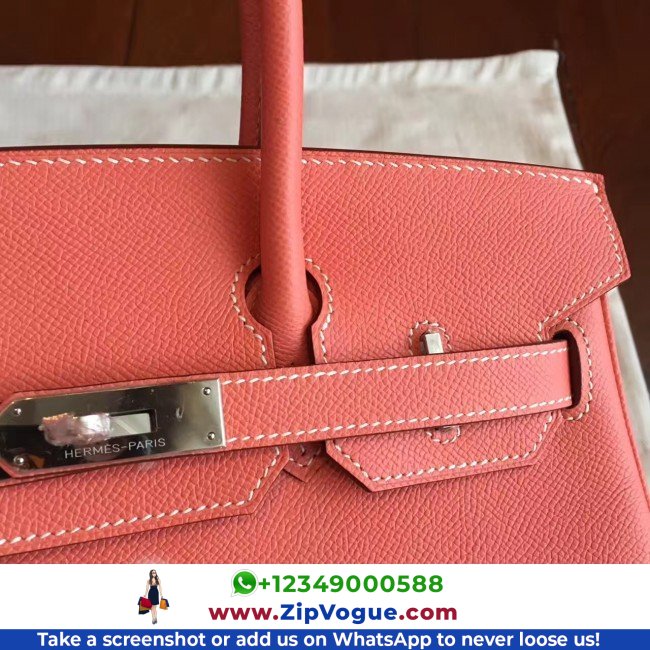 Hermes Crevette Epsom Birkin 30cm Lushentic AAAAA Grade Replica - Image 3