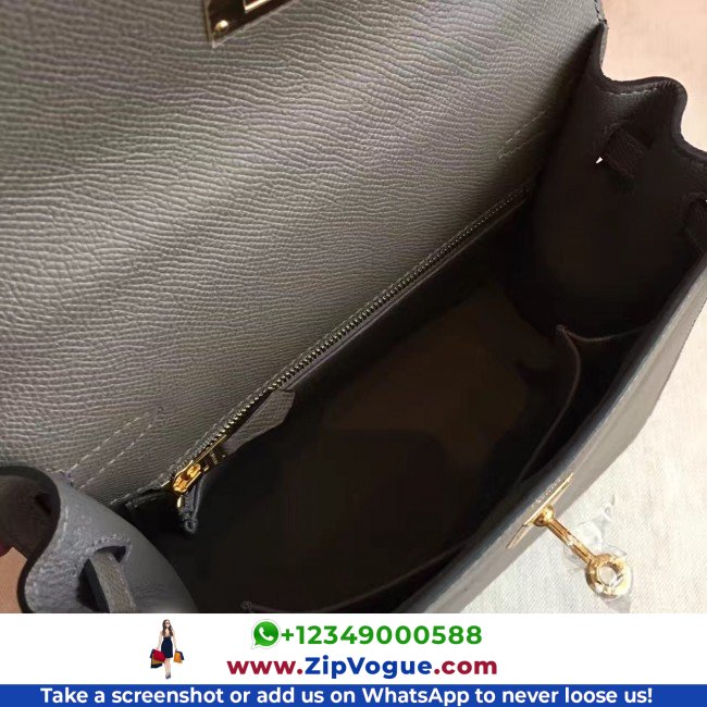 Hermes Etoupe Epsom Kelly 25cm Sellier Lushentic AAAAA Grade Replica - Image 2
