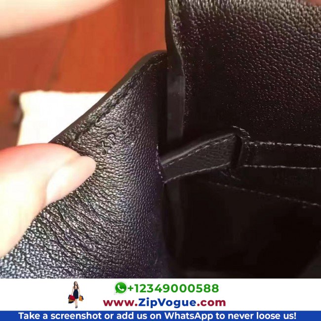 Hermes Black Epsom Birkin 35cm Lushentic AAAAA Grade Replica - Image 3