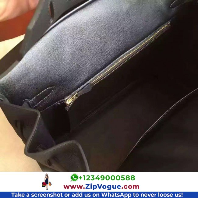 Hermes Black Epsom Birkin 35cm Lushentic AAAAA Grade Replica - Image 6