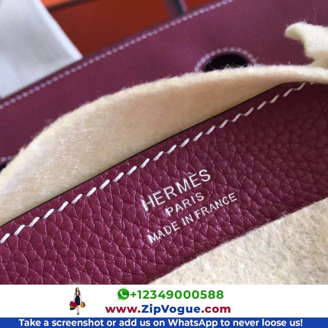 Hermes Ruby Clemence Birkin 35cm Lushentic AAAAA Grade Replica - Image 6