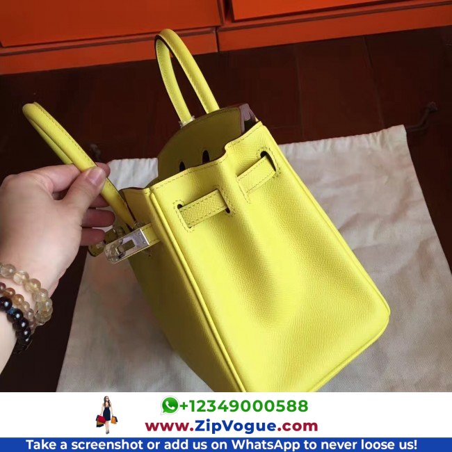 Hermes Soufre Epsom Birkin 25cm Lushentic Grade Replica - Image 2