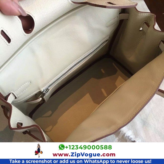 Hermes Beige Epsom Birkin 25cm Lushentic AAAAA Grade Replica - Image 2