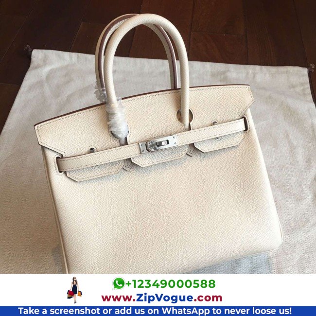 Hermes Beige Epsom Birkin 25cm Lushentic AAAAA Grade Replica