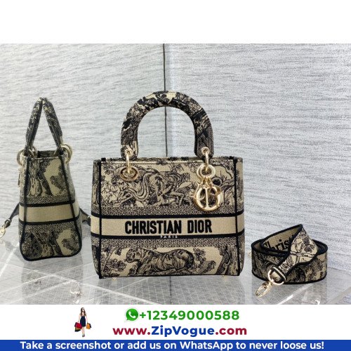 Dior Lady Dior 24cm Medium - Image 3