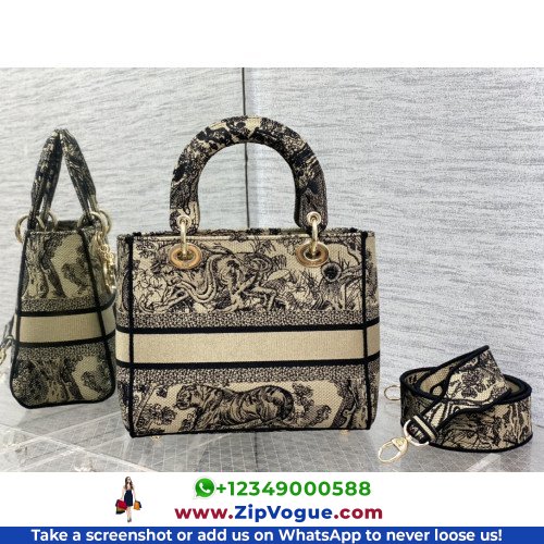 Dior Lady Dior 24cm Medium - Image 5