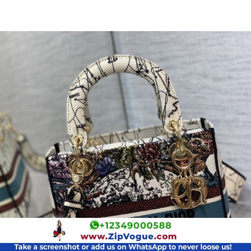 Dior Lady Dior 24cm Medium - Image 4