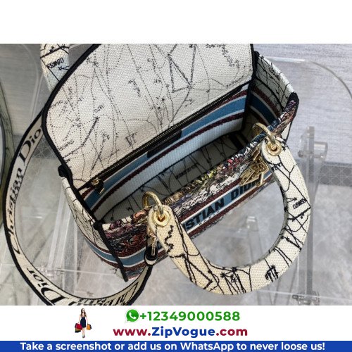 Dior Lady Dior 24cm Medium - Image 8