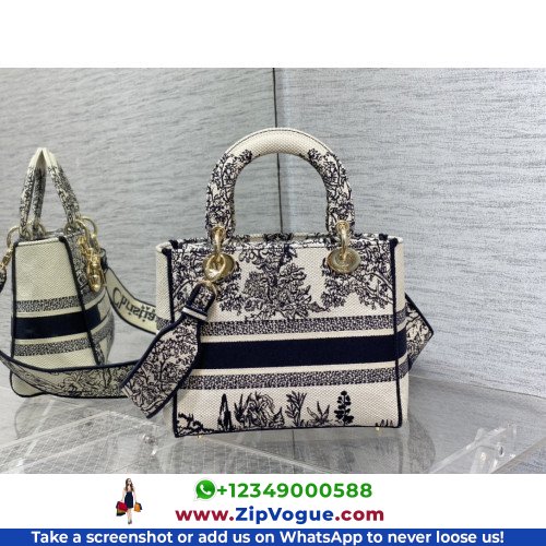 Dior Lady Dior 24cm Medium - Image 5