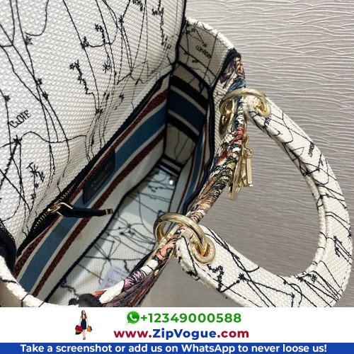 Dior Lady Dior 24cm Medium - Image 5