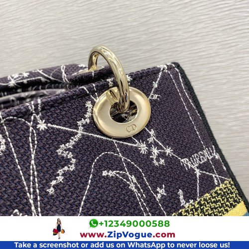 Dior Lady Dior 24cm Medium - Image 8