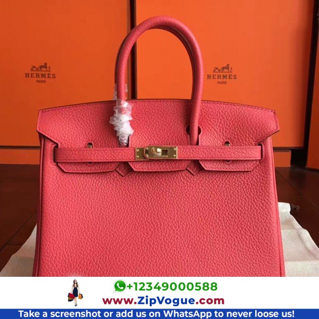 Hermes Bougainvillier Clemence Birkin 25cm Lushentic AAAAA Grade Replica - Image 4