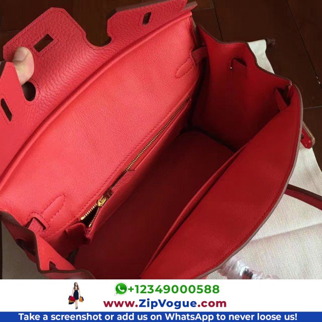 Hermes Bougainvillier Clemence Birkin 25cm Lushentic AAAAA Grade Replica - Image 5