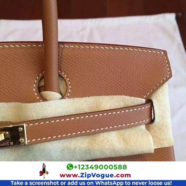Hermes Brown Epsom Birkin 25cm Lushentic AAAAA Grade Replica - Image 3