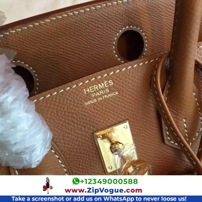 Hermes Brown Epsom Birkin 25cm Lushentic AAAAA Grade Replica - Image 5