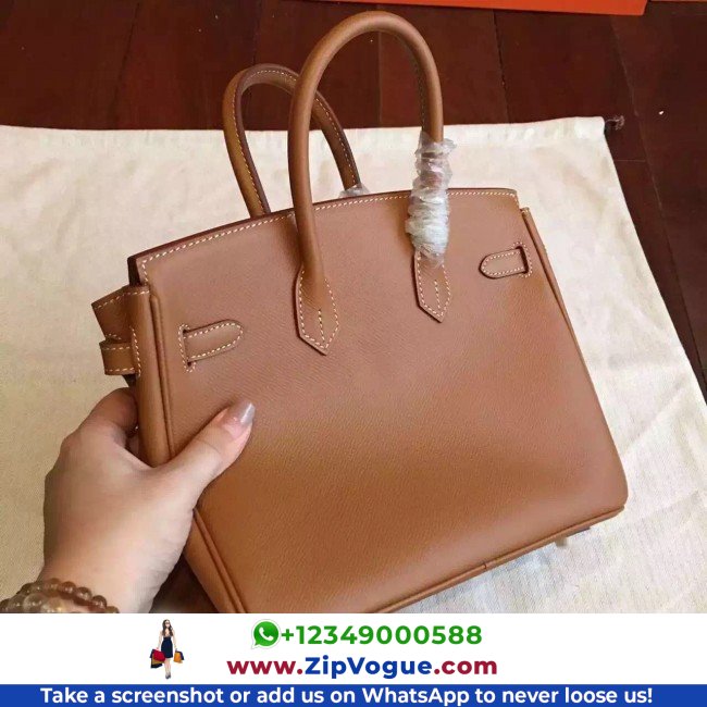 Hermes Brown Epsom Birkin 25cm Lushentic AAAAA Grade Replica - Image 6