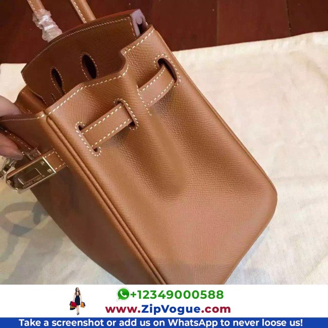 Hermes Brown Epsom Birkin 25cm Lushentic AAAAA Grade Replica - Image 7