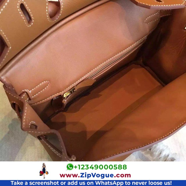 Hermes Brown Epsom Birkin 25cm Lushentic AAAAA Grade Replica - Image 9