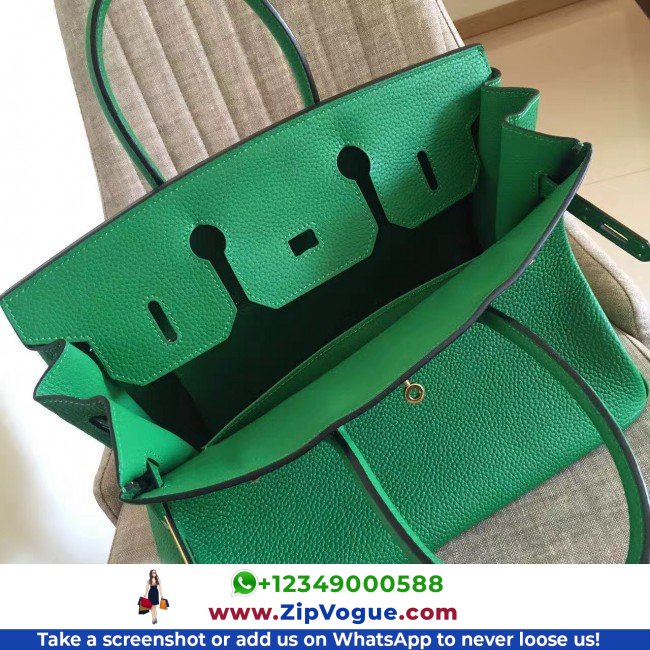 Hermes Bamboo Clemence Birkin 30cm Lushentic AAAAA Grade Replica - Image 3