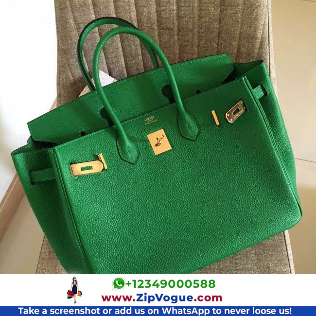 Hermes Bamboo Clemence Birkin 30cm Lushentic AAAAA Grade Replica - Image 4