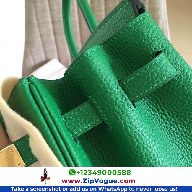 Hermes Bamboo Clemence Birkin 30cm Lushentic AAAAA Grade Replica - Image 7