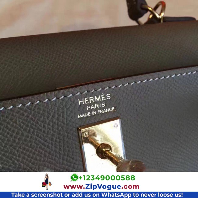 Hermes Etoupe Epsom Kelly Sellier 28cm Lushentic AAAAA Grade Replica - Image 7