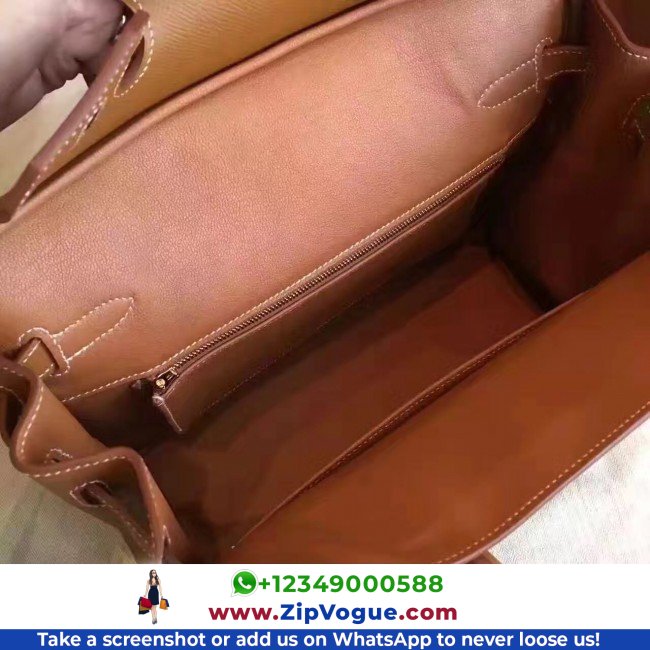 Hermes Gold Epsom Birkin 30cm Lushentic AAAAA Grade Replica - Image 9