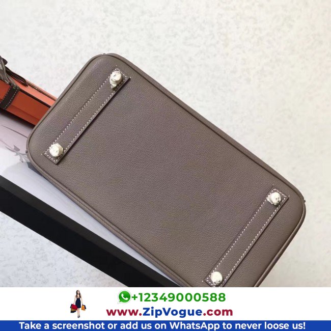 Hermes Etoupe Epsom Birkin 30cm Lushentic AAAAA Grade Replica - Image 3