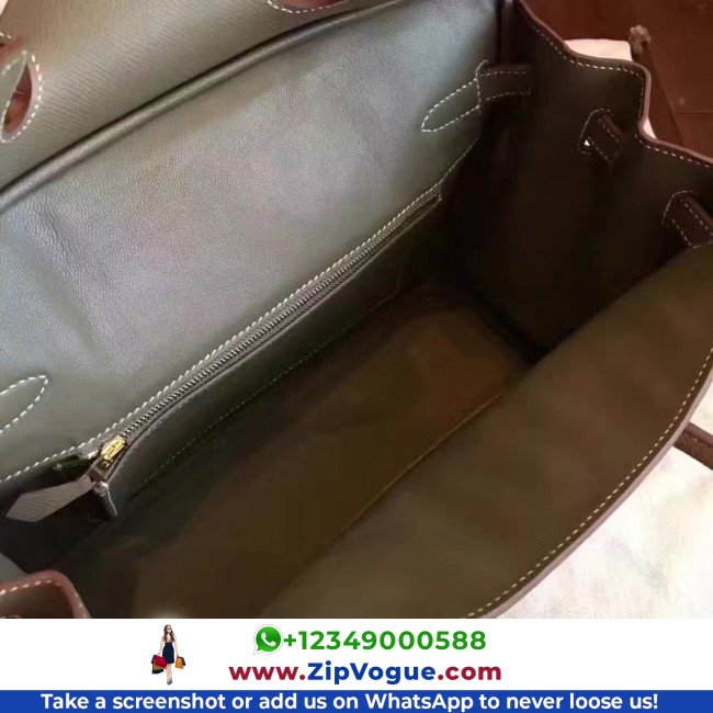 Hermes Etoupe Epsom Birkin 30cm Lushentic AAAAA Grade Replica - Image 4