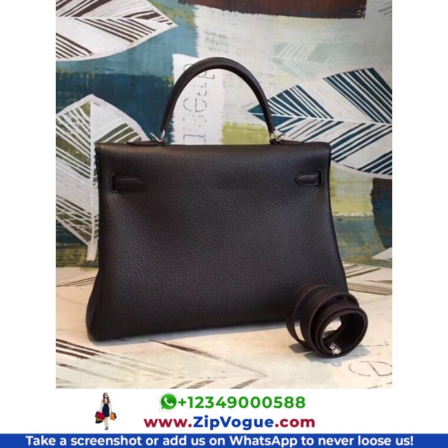 Hermes Cafe Clemence Kelly 35cm Lushentic AAAAA Grade Replica - Image 3